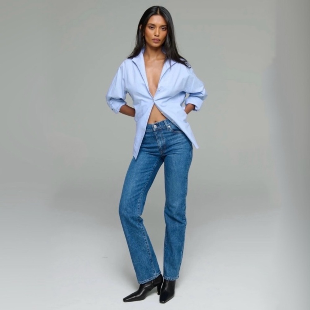 AYR The LaLa Jeans in True Story Wash size 33 Short